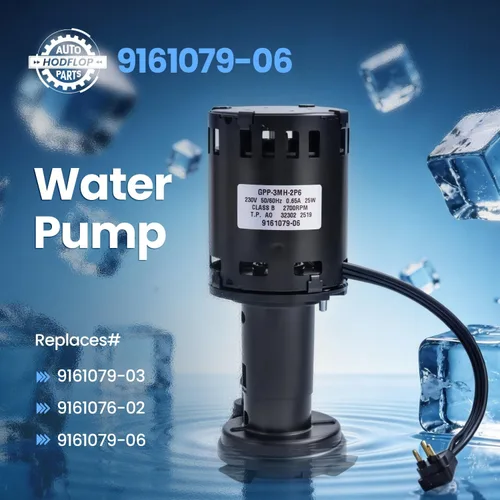 Vista 2 de 9161079-06 Bomba de agua de repuesto para máquina de hielo para ICE-O-MATIC 230-Volt 2700-RPM Reemplazar # 9161079-03, 9161076-02, ICE9161076