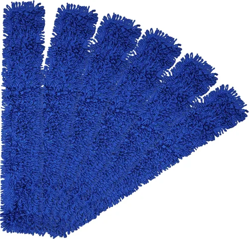 Vista 27 de KLEEN HANDLER Fregona de polvo de microfibra de 18 pulgadas, reemplazo de cabezal de fregona comercial grande lavable, barredora, suministros