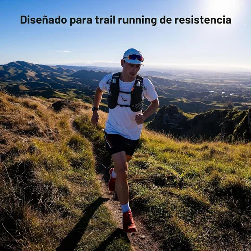 Vista 2 de Haimont 8L Trail Running Hydration Vest with Soft Flasks Negro