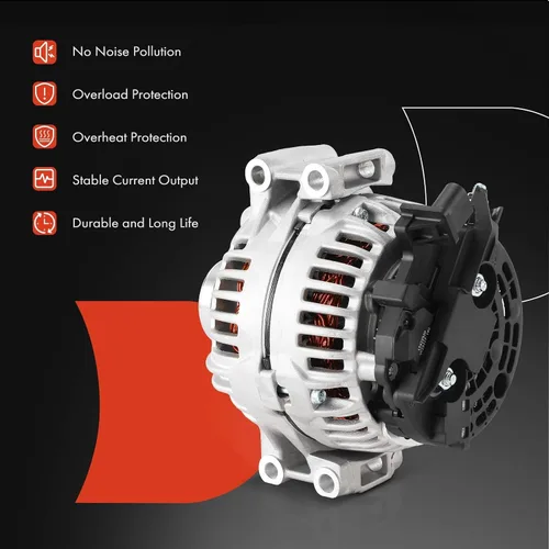 Vista 5 de A-Premium Alternador compatible con BMW 323i 2006-2007 2.5L, 325i 325xi 2006 3.0L, 550i 650i 750i 750Li 2006 4.8L, Z4 2006-2008 3.0L, 12V 155A CW