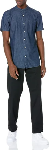 Vista 4 de Tienda Essentials Men's Classic-Fit Wrinkle-Resistant Flat-Front Chino Pant (Available in Big & Tall)