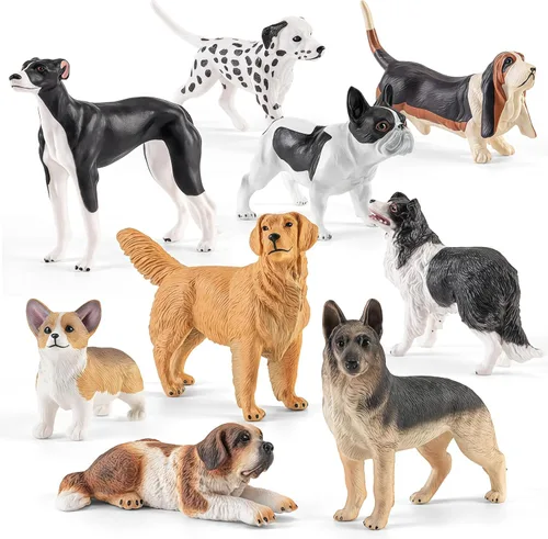 Vista 10 de Figura de zorro rojo, juguetes de animales, accesorios de jardín de hadas