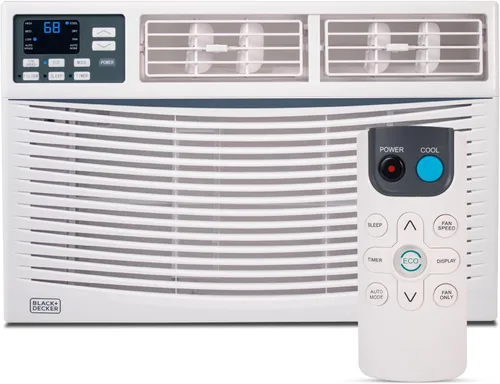 Vista 7 de BLACK+DECKER Aire acondicionado de ventana 5,000 BTU, BWAC05MWTB, blanco