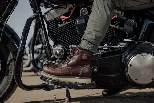 Vista 27 de Harley-Davidson Botas Hagerman de motociclista marrón de 5 pulgadas para hombre