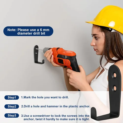 Vista 7 de CGBE Ganchos para colgar toallas de pared, resistentes para colgar toallas, no se oxidan, para colgar toallas, ganchos para toallas exteriores
