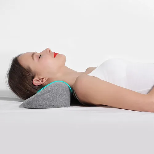 Vista 8 de Almohadas Cervicales para Alivio del Dolor al Dormir, Almohada de Soporte de Cuello de Espuma Viscoelástica y Respaldo de Cuello para Alivio