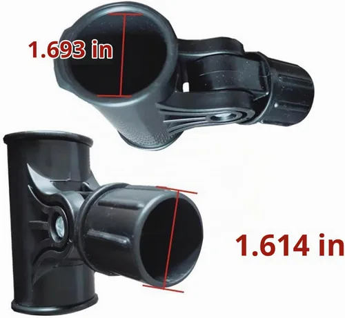 Vista 4 de Accesorios para sombrilla de patio, piezas de repuesto de paraguas para exteriores, piezas de soporte resistente, repuesto para patio Soporte