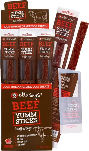Vista 18 de etta says! Yumm Sticks, paquete variado de golosinas de carne seca