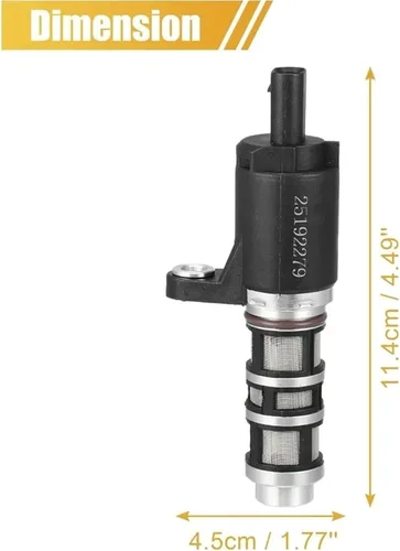 Vista 3 de 25192279 Engine Variable Valve Timing VVT Solenoid for Camshaft Position Actuator 25185534