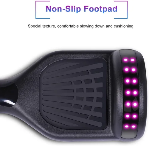 Vista 7 de SISIGAD Accesorio para asiento de scooter, 6.5 pulgadas, auto equilibrante, Go Kart, con Bluetooth y luces LED
