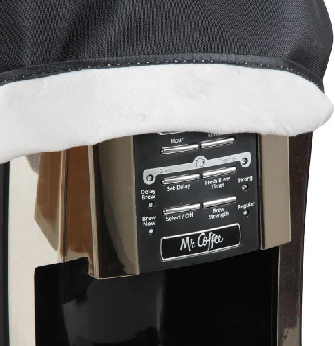 Vista 3 de Hermitshell Cubierta a prueba de polvo con forro de terciopelo suave para cafetera programable Mr. Coffee de 12 tazas con filtración de agua de 1