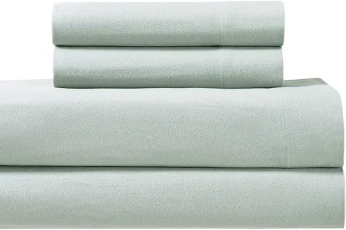 Vista 6 de Royal Tradition - Juego de sábanas de franela pesada, 100% algodón, 170 gsm, 6.00 oz/m²