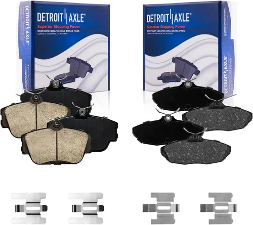Vista 25 de Detroit Axle - Pastillas de freno traseras para Toyota Prius 2012-2015 Prius Plug-In 2017-2018 Corolla iM 2016 Sion iM 2011-2017 Lexus CT200h