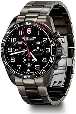 Vista 2 de Victorinox FieldForce 241890 - Reloj de pulsera para hombre mecanismo de cuarzo esfera negra
