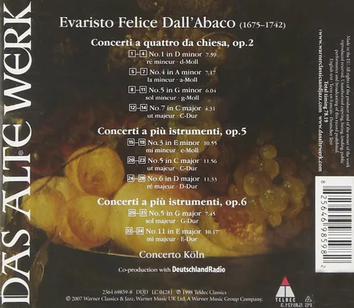 Vista 2 de Dall'Abaco Concerti Grossi