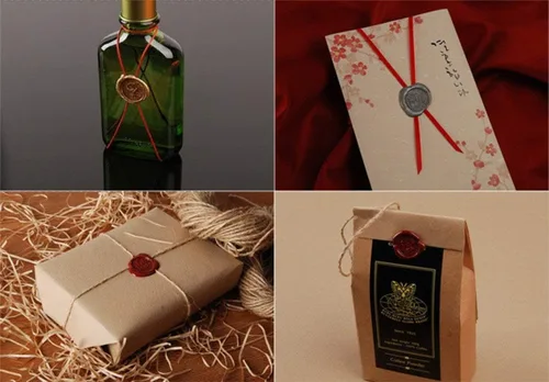Vista 2 de CTEB Star Moon Moonlight - Kit de sellos de cera con mango de madera, cuchara derretida, palitos de cera, juego de caja de regalo para decoración