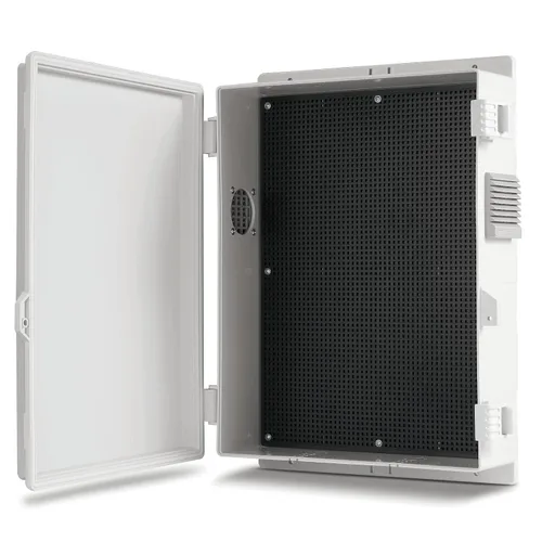 Vista 20 de Namunanee - Caja de conexiones eléctricas para exterior, recinto resistente al agua de ABS con panel de montaje interno y tapa con bisagras, 9.2" H