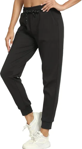 Vista 3 de Pantalones deportivos para mujer con bolsillos, ligeros, de Dri Fit, suaves, atléticos, para correr, gimnasio, fitness, yoga y uso casual