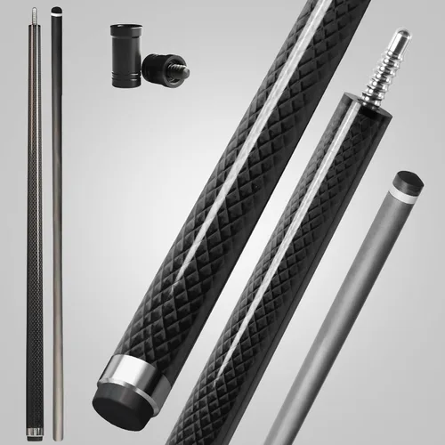 Vista 10 de Carbon Fiber Pool Cue Stick - Low Deflection Professional Pool Sticks for Adults, Premium Carbon Shaft Billiard Cue with 3/8-8 Joint, Multi-Layer