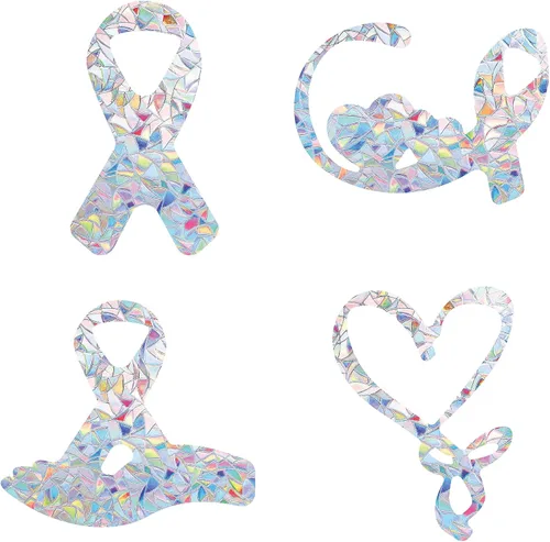 Vista 10 de GORGECRAFT 16 calcomanías de ángel para ventana, diseño de hadas, anticolisión, arco iris, para pájaros, pegamentos de huelga de pájaros, película