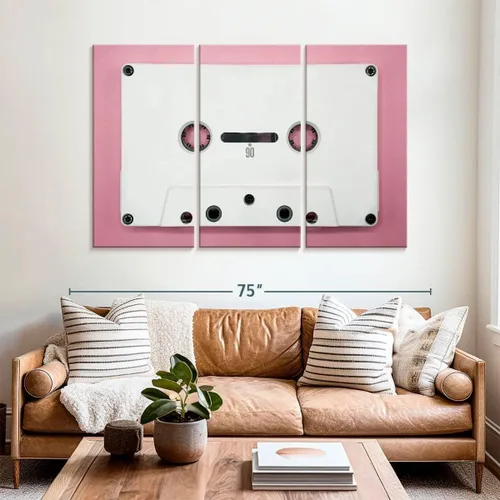 Vista 173 de Elephant Stock BW - Reproductor de discos de vinilo para pared, lienzo horizontal, decoración de pared de sala de estar de 3 piezas, impresión