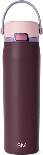 Vista 11 de Simple Modern Mesa Sport Botella de Agua con Tapa de Sorbo Cubierta Botella de Acero Inoxidable Aislada de 24oz Compatible con Portavasos