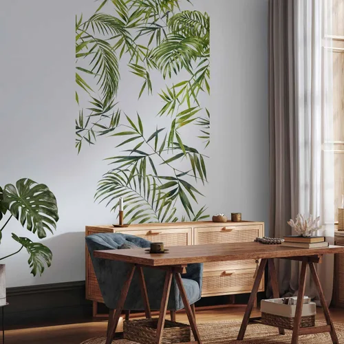 Vista 6 de artgeist Mural de pared Tropical de 58 x 110 pulgadas - Mural de pared autoadhesivo para despegar y pegar, calcomanía extraíble, imagen de primera