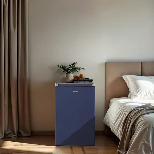 Vista 12 de Frigidaire Mini refrigerador, compartimento compacto para congelador, control de termostato ajustable, puerta reversible, serie contemporánea, 4.5