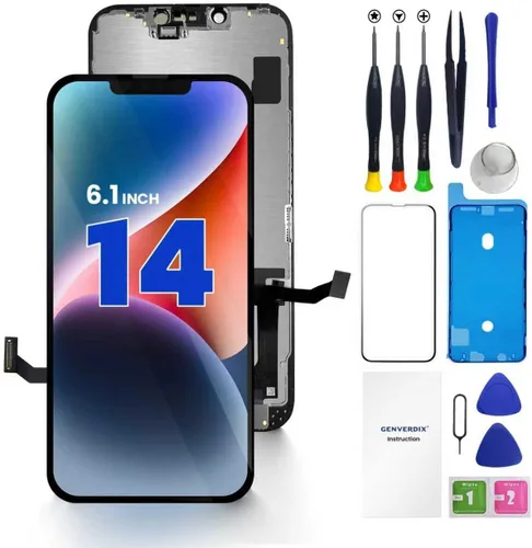 Vista 10 de para iPhone 11 Reemplazo de pantalla de 6.1", kit de reparación de pantalla LCD táctil 3D Genverdix, conjunto de montaje digitalizador
