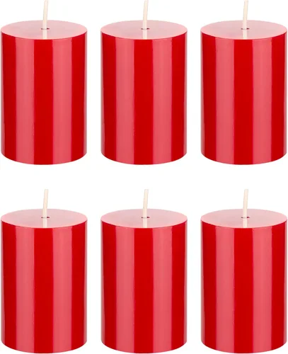 Vista 15 de Mega Candles 1 vela de pilar de oro sólido sin perfume, vertida a mano, vela de cera de alta calidad de 2 x 3 pulgadas, decoración del hogar, spas
