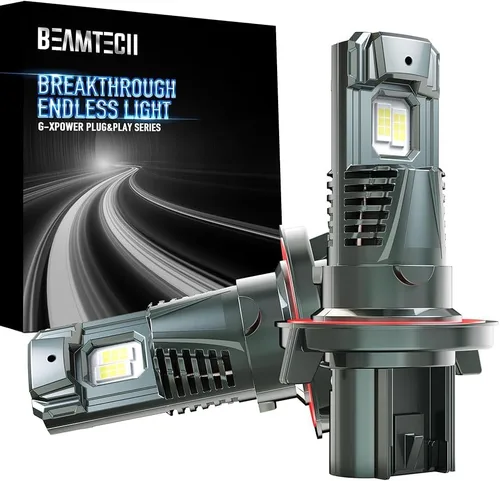 Vista 8 de BEAMTECH 90 05 Bombillas, 500% de brillo, Plug and Play, paquete de 2