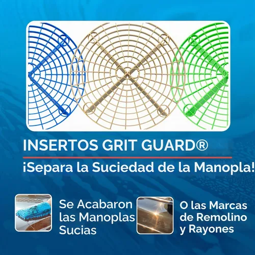 Vista 2 de El insertable de Grit Guard: Cabe en una cubeta de 12 pulgadas de diámetro, Negro