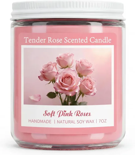 Vista 14 de Homsolver Vela perfumada de canela de manzana de 7 onzas, vela navideña para otoño, invierno y Navidad para el hogar, mezcla de cera de soja de coco