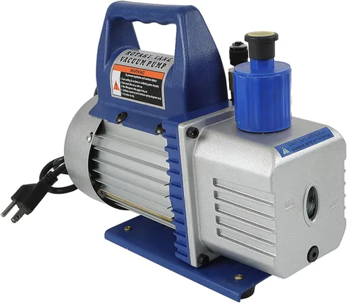Vista 4 de Bomba de vacío 110V 1/3 HP 4.5 CFM Bomba de vacío de una sola etapa con botella