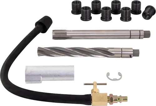 Vista 2 de CalVan Tools 38900 Kit de herramientas Ford Triton de dos válvulas, sistema de reparación infalible, kit de reparación de roscas de bujía.