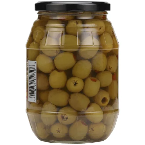 Vista 5 de Mario Camacho Foods Pimiento - Aceitunas españolas de manzanilla verdes rellenas, 21 onzas (paquete de 6)