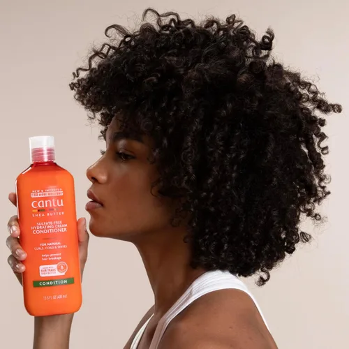 Vista 4 de Cantu - Acondicionador de crema hidratante de manteca de karité, para cabello natural, 13.5 onzas