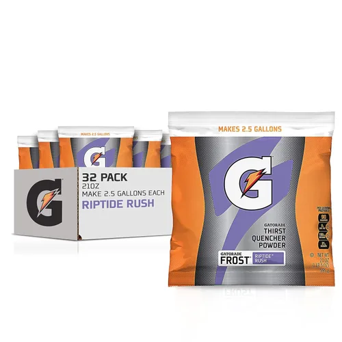 Vista 12 de Gatorade Thirst Quencher Powder - Paquete variado de 4 sabores, bolsas de 21 onzas (paquete de 32)