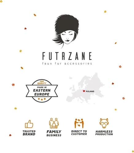 Vista 6 de Sombrero de piel sintética de zorro Futrzane para mujer