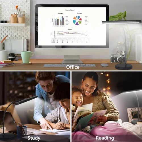 Vista 6 de Luz de música de piano de 18 LED con soporte ajustable para piano de cola, músico, lectura de libros, manualidades