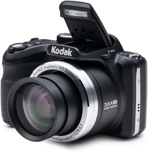 Vista 3 de Kodak PIXPRO Astro Zoom AZ361 Cámara digital de 16 MP con zoom óptico de 36X y pantalla LCD de 3" (negro)
