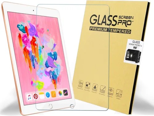 Vista 4 de KIQ Paquete de 3 protectores de pantalla de vidrio templado para iPad 10.2, protector de pantalla de 9ª generación, compatible con 9ª 8ª y 7ª