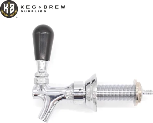 Vista 3 de K&B Kit de grifo y vástago de cerveza de barril de 3 1/2 pulgadas de longitud 3/16 pulgadas (con línea de cerveza)