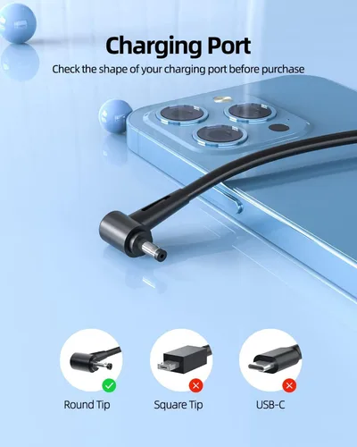 Vista 2 de Superer Cargador de CA apto para Asus Vivobook Flip 14 TP412UA TP412U TP412FA TP412F TP412F TP412 TP412FA-SB55T TP412FA-OS31T Cable adaptador