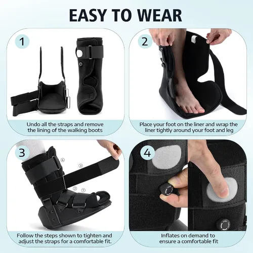 Vista 6 de Medibot Bota ortopédica, para fracturas, para el pie y el tobillo, talla S