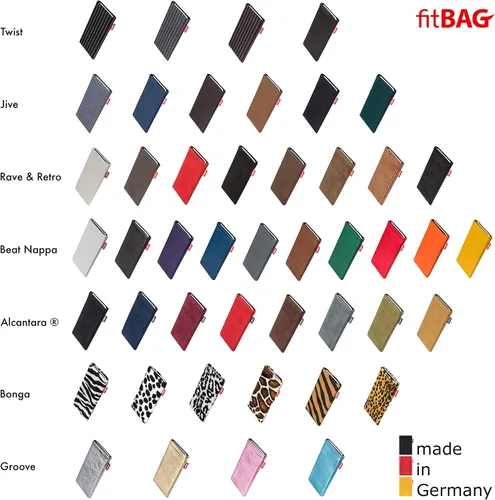 Vista 8 de fitBAG Jive - Funda para Google Nexus 6 Motorola con forro de microfibra integrado para limpieza de pantallas Jive Azul
