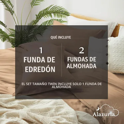 Vista 5 de Funda de edredón de tamaño individual – Juego de ropa de cama de 2 piezas (1 funda de edredón y 1 funda de almohada) funda de edredón suave de doble