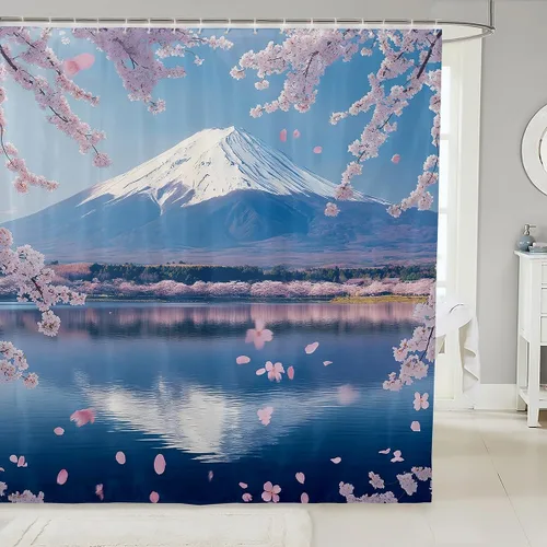 Vista 12 de Cortina de ducha con diseño de calavera de azúcar para niños y niñas, cortina de baño con rosas y rosas, decoración de habitación femenina