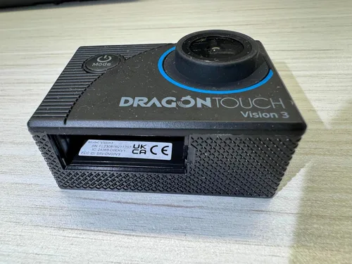 Vista 8 de Dragon Touch Cámara de acción 4K - Visión 3 20 MP Cámara impermeable subacuática con zoom 4X 170° Cámara deportiva WiFi de gran angular con control
