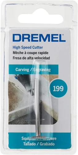 Vista 18 de Dremel 194 Broca de tallado para herramienta rotativa, perfecta para madera, plástico y metales blandos, plata